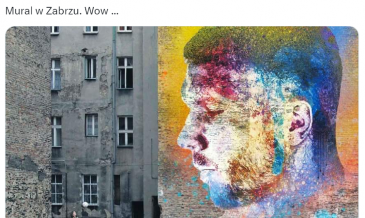 Fenomenalny MURAL Lukasa Podolskiego w Zabrzu!